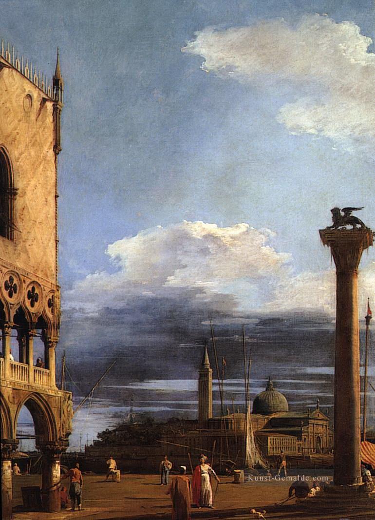 die Piazzetta in Richtung San Giorgio Maggiore Canaletto Venedig Ölgemälde